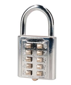 Candado digital corto 40 mm cromo brillante Lock