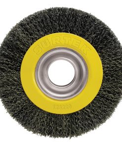 Carda circular ondulada alambr e delgado para esmeril 4 in x 0. 30 mm multi eje