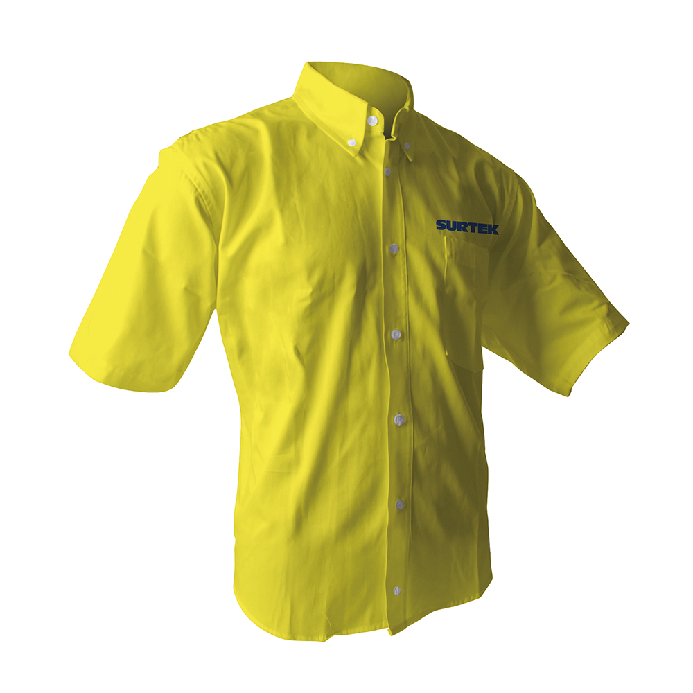 Camisa amarilla manga corta Surtek talla M Surtek