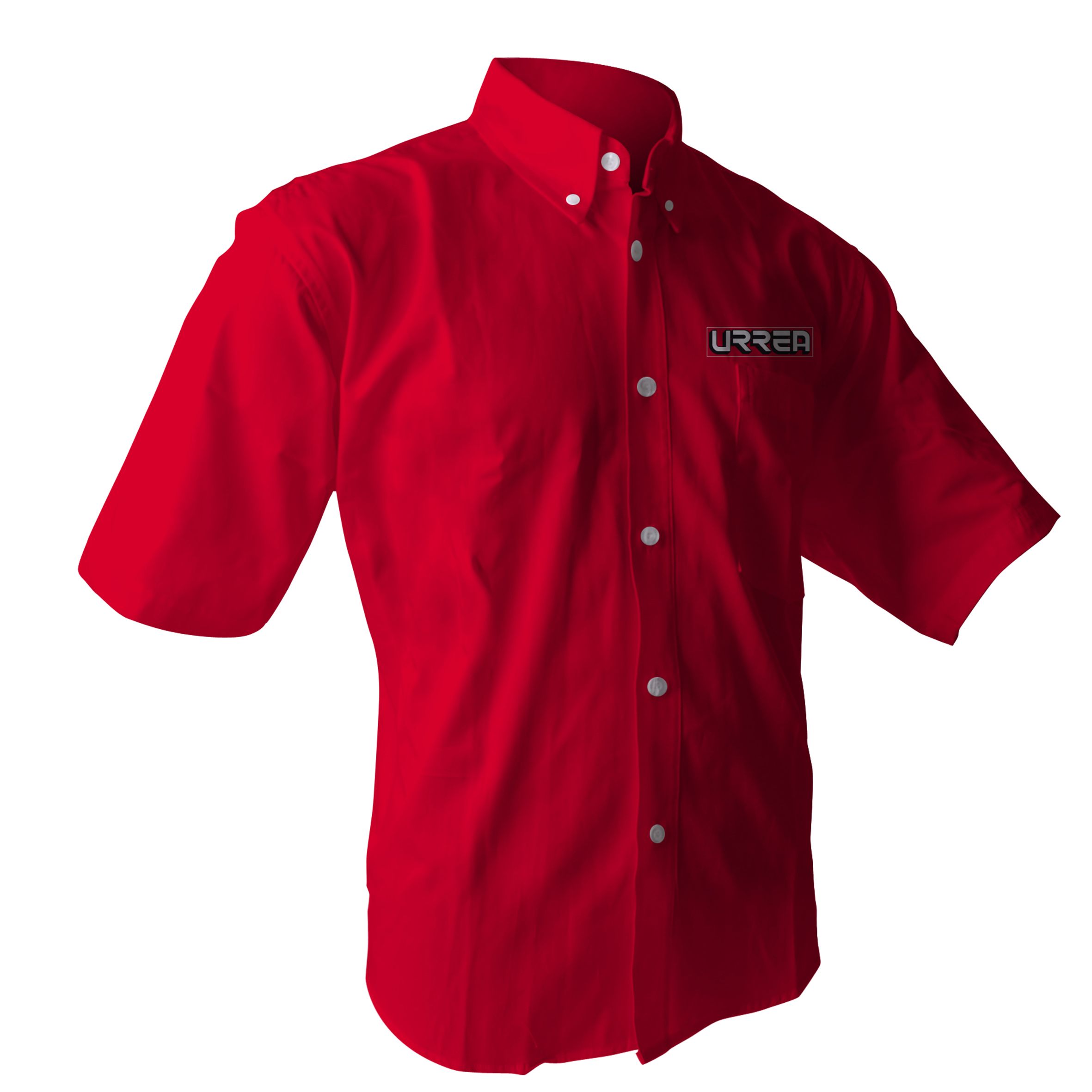 Camisa roja manga corta Urrea talla L Urrea