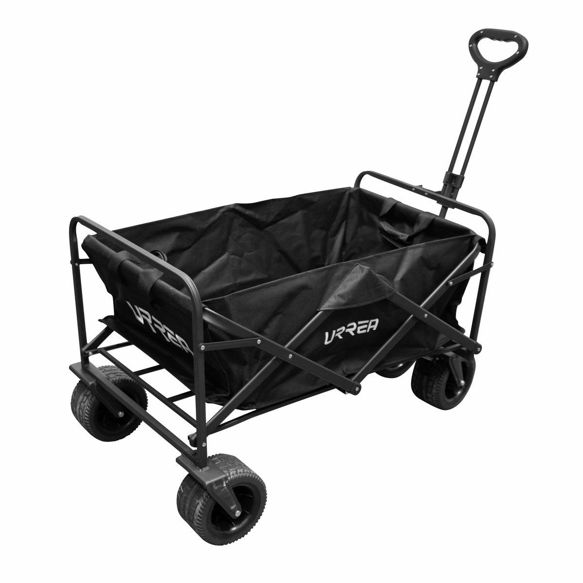 Carrito plegable multiusos col or negro 84 cm x 50 cm x 97.5 cm