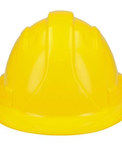 Casco de seguridad con ajuste de intervalos de 4 puntos, cla se C, tipo 1, color amarillo