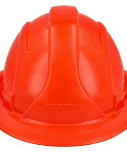 Casco de seguridad con ajuste de intervalos de 4 puntos, cla se C, tipo 1, color naranja