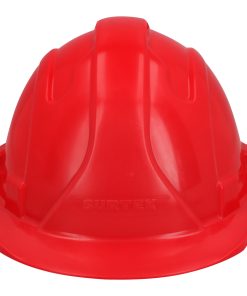 Casco de seguridad con ajuste de intervalos de 4 puntos, cla se C, tipo 1, color rojo