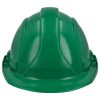 Casco de seguridad con ajuste de intervalos de 4 puntos, cla se C, tipo 1, color verde