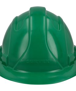 Casco de seguridad con ajuste de intervalos de 4 puntos, cla se C, tipo 1, color verde