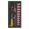 Juego dados y acc. 1/4 in-SAE cortos & largos 26 pzs Urrea