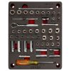 Juego de 48 dados y accesorios combinado cuadro 1/4 in Urrea