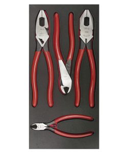 Juego de 4 pinzas de electricista Urrea