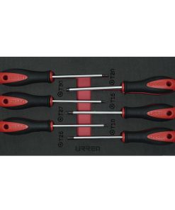 Juego de 6 Destornilladores de impacto Torx Urrea