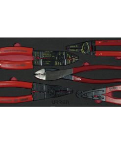 Juego de 5 Pinzas pela cable Urrea