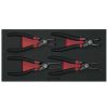 Juego de 4 Pinzas para anillos de retención Urrea