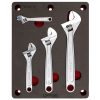 Juego de 4 llaves ajustables Urrea