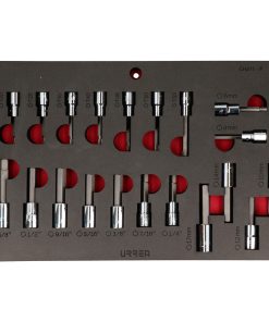 Juego de dados combinados cuad ro de 1/2 in 20 piezas, CH211P-C