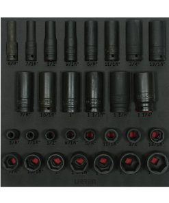 Jgo 29 dados impacto cortos y largos, pulg cuadro 1/2 in Urrea