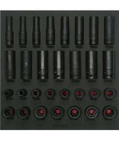 Jgo 30 dados impacto cortos y largos métri cuadro 1/2 in Urrea