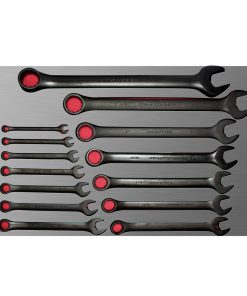 Jgo 14 llaves combinadas black pulgada módulo laminado Urrea.