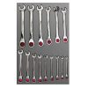 Juego 15 llave combinadas matraca mm Urrea.