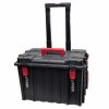 Caja modular plástica color ne gro 22 in x 12-1/2 in x 16 in