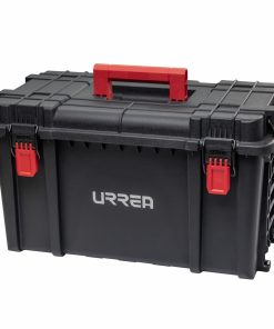 Caja modular plástica color ne gro 22 in x 13 in x 13 in