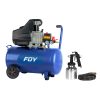 Compresor de aire eléctrico lu bricado con pistola y manguera 40 Lt 2 HP 120 V