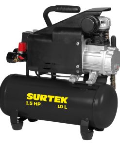 Compresor de aire eléctrico lu bricado 10 Lt 1.5 HP, 120 V