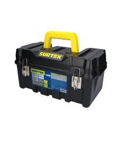 Surtek Caja portaherramientas plástica 17 in  broches metal