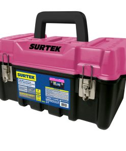 Caja plástica con broches metálicos Surtek