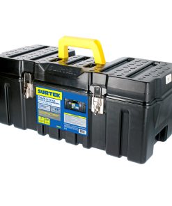 Caja plástica 26 in con broches metálicos Surtek