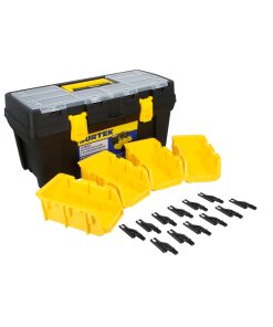 Juego de cajas portaherramient as plásticas, 6 piezas