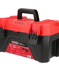 Caja portahta plástic con broc hes plásticos y charola ngo ta pa rja 19 inx10 in