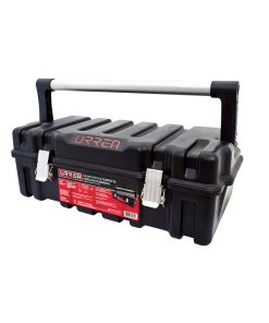 Caja portaherramientas plástica 21 in compacta con broches metálicos