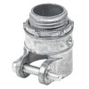 Conector recto metálico para t ubo flexible 3/4 in