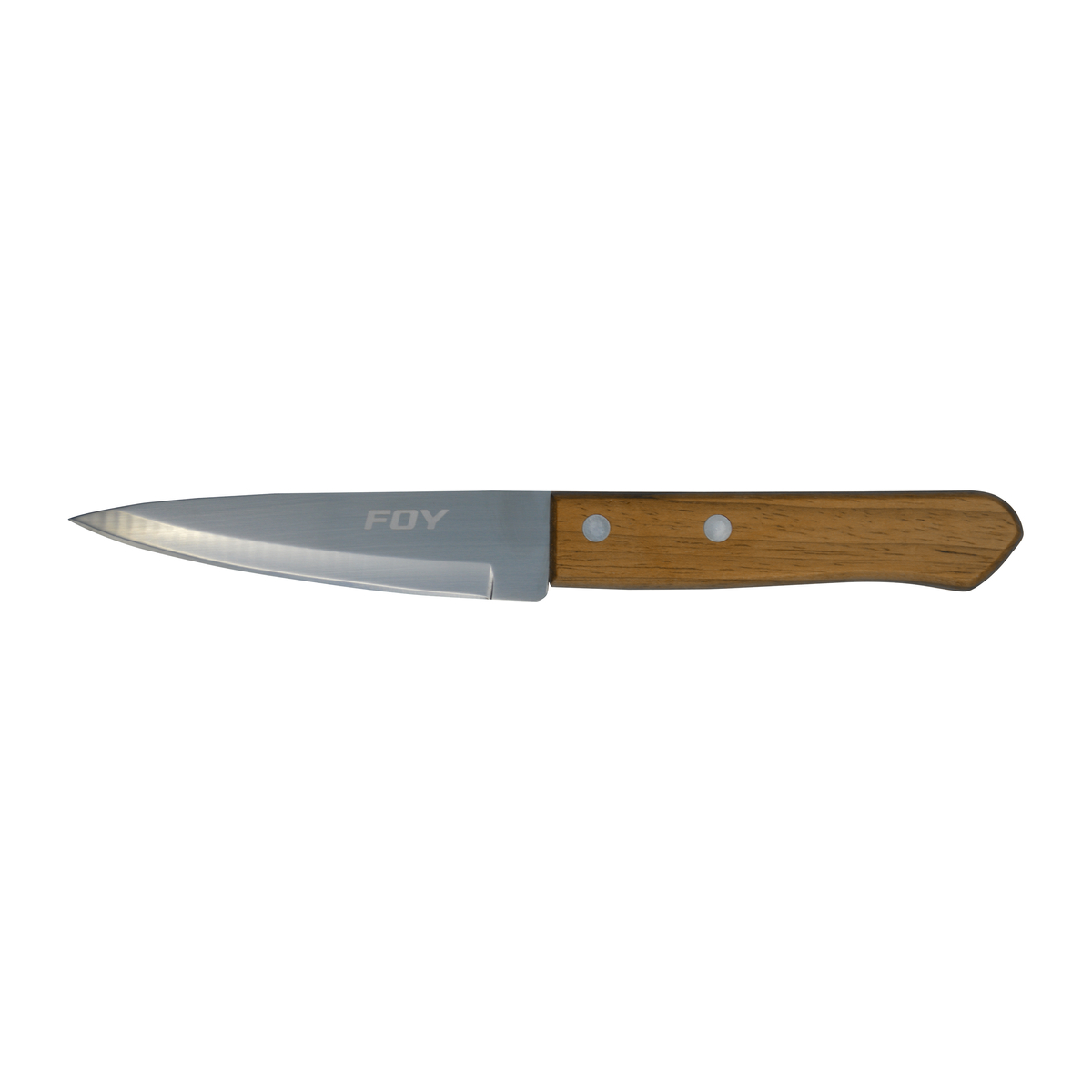 Cuchillo de acero inoxidable p ara chef con mango de madera d e 7 in
