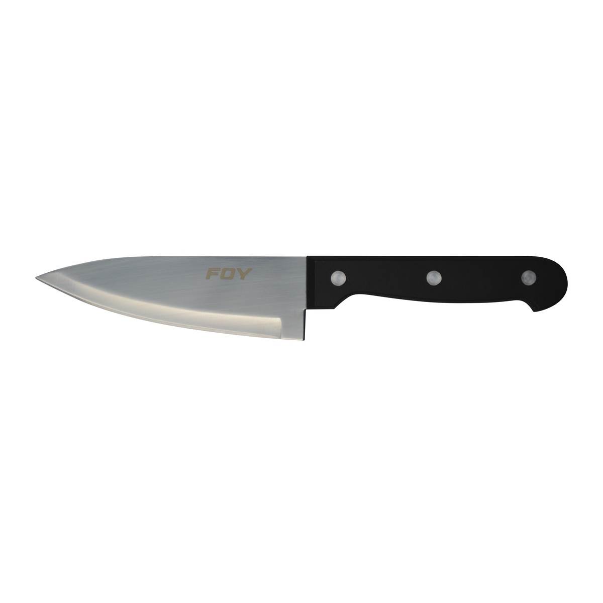 Cuchillo de acero inoxidable p ara chef con mango de plástico de 7 in