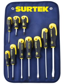 Surtek Juego 10 destornilladores bimaterial est. combinado