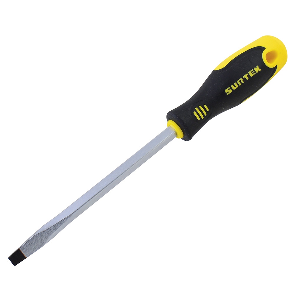 Destornillador bim barra cuadrada pta plana 1/4x6 in Surtek