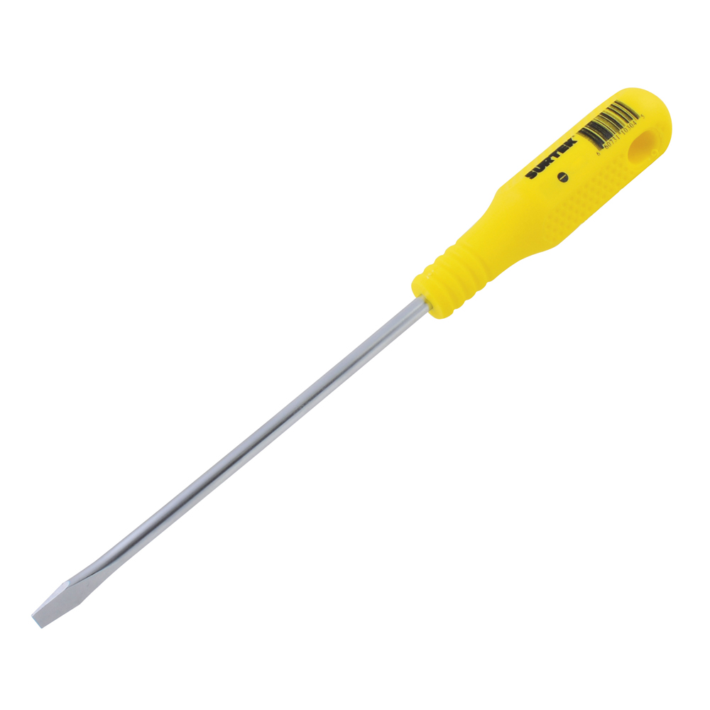 Destornillador amarillo barra redon pta plana 3/8x12 in Surtek