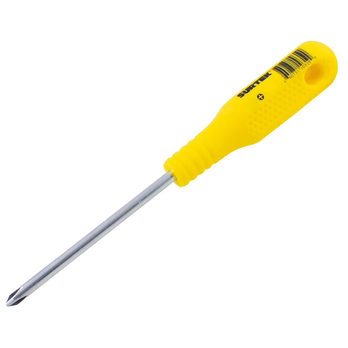 Destornillador amarillo redondo Phillips® #0 1/8x4 in Surtek
