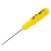 Destornillador amarillo mini Phillips® #0 1/8x2 1/2 in Surtek