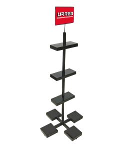 Exhibidor de piso para gatos b otella 73.5 cm x 73.5 cm x 175 cm