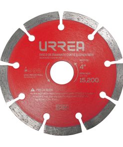 Disco de diamante corte segmentado 4 1/2 in Urrea