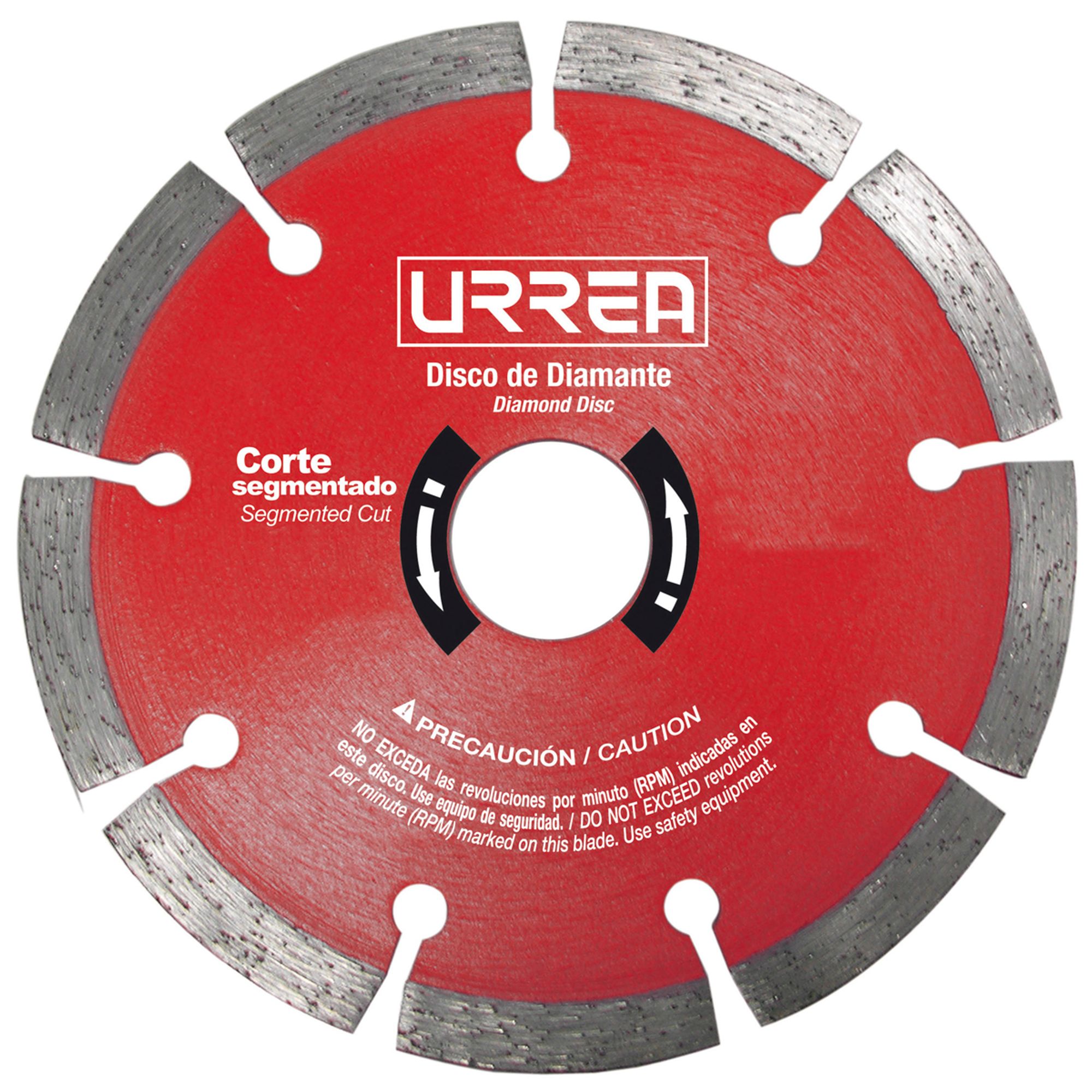 Disco de diamante uso industrial corte segmentado 9 in Urrea