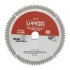 Disco sierra circular para aluminio 10 in 80 dientes Urrea