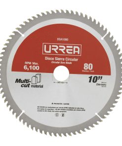 Disco sierra circular para aluminio 10 in 80 dientes Urrea