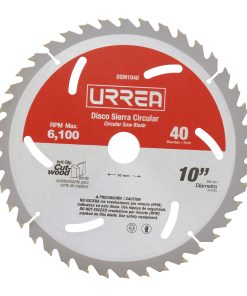 Disco par a sierra circular 10 in 40 dientes Urrea