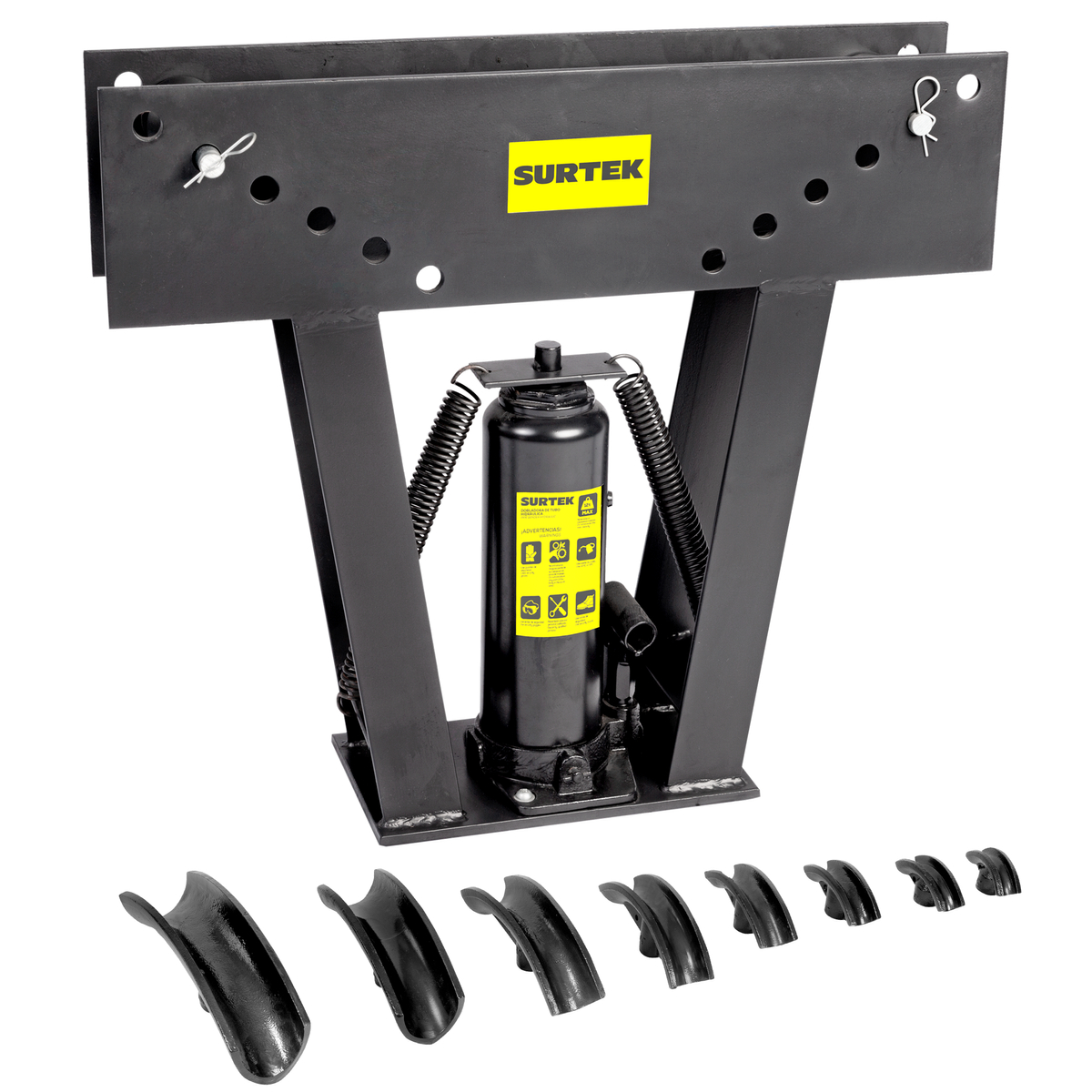 Dobladora hidráulica para tubo de 1/2 in a 3 in, 16 ton