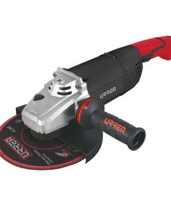 Esmeriladora angular de 9 in con eje de 5/8 in, potencia de 2400 W, voltaje de 120 V, frecuencia de 60 Hz, velocidad sin carga de 6000 rpm Urrea