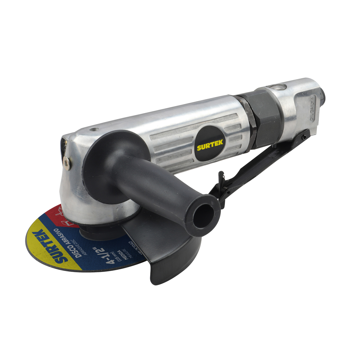 Esmeriladora neumática angular para discos con diámetro de 4 in 11,000 RPM