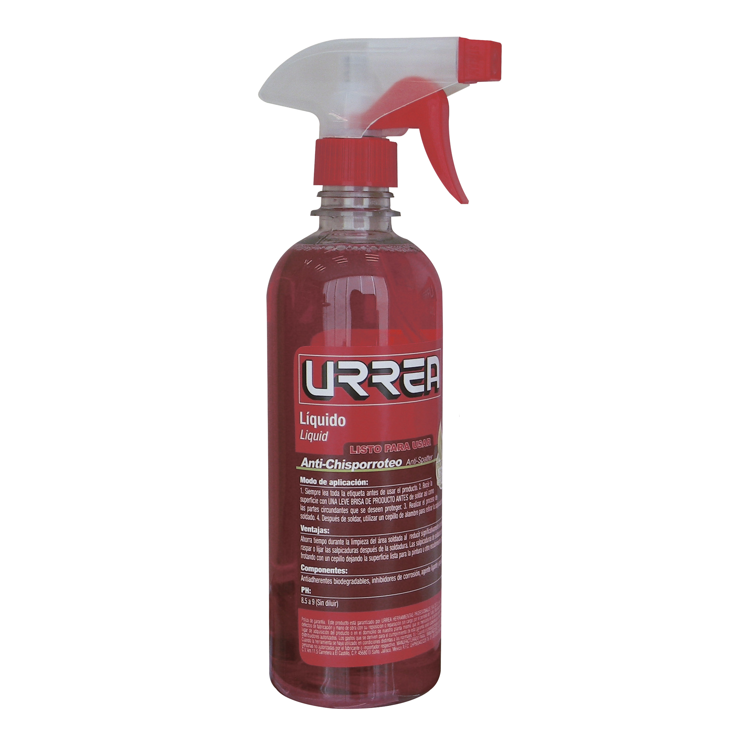Líquido anti- chisporroteo 500 ml Urrea